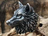 🐺 Pack Leader Wolf Ring - Holy Buyble