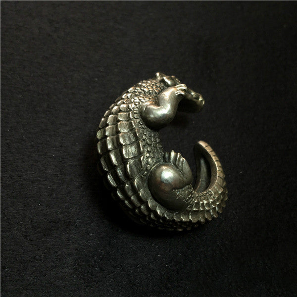 Crocodile Silver Ring - Holy Buyble