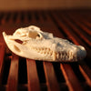 Crocodile Skeleton Pendant Necklace 