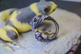 Blue Eyed Smiling Baby Gecko Ring - Holy Buyble