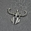 Horned Spartan Helmet Necklace - Holy Buyble