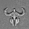 Horned Spartan Helmet Necklace - Holy Buyble