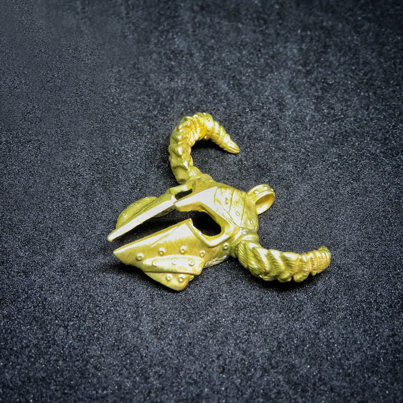 Horned Spartan Helmet Necklace - Holy Buyble