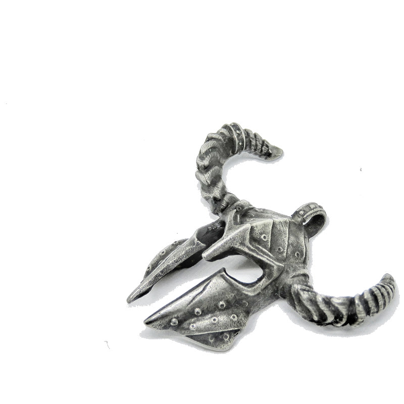 Horned Spartan Helmet Necklace - Holy Buyble