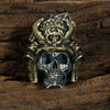 Japanese Samurai Skull Pendant - Holy Buyble