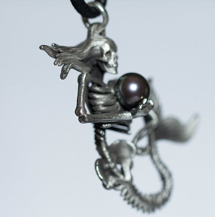 Mermaid Skeleton Necklace - Holy Buyble