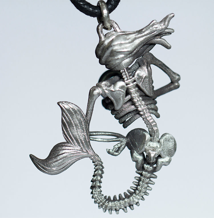 Mermaid Skeleton Necklace - Holy Buyble