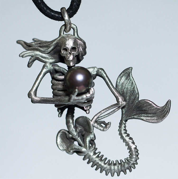 Mermaid Skeleton Necklace - Holy Buyble