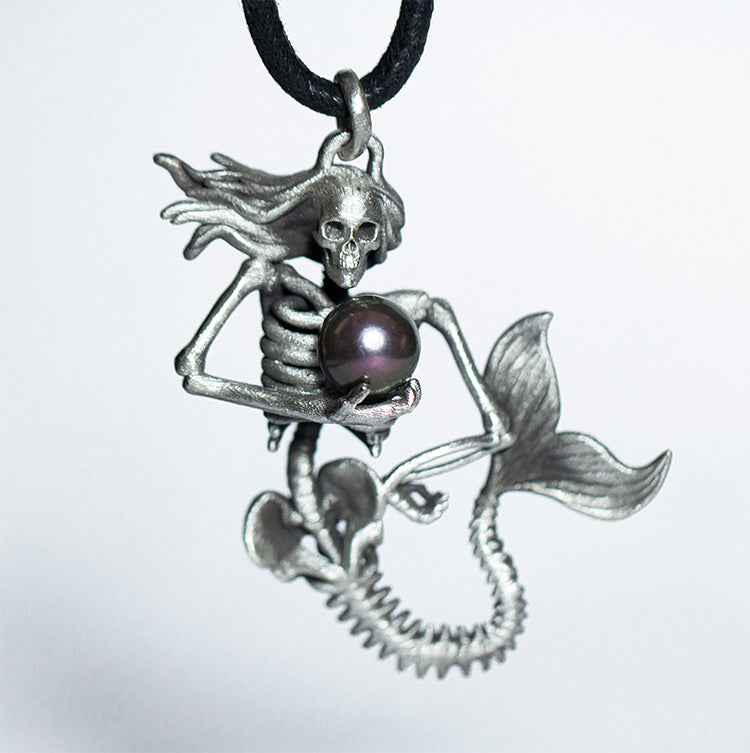 Mermaid Skeleton Necklace - Holy Buyble