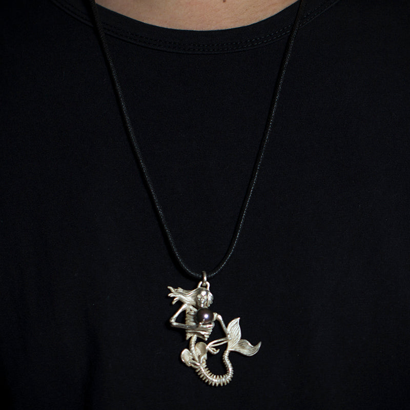 Mermaid Skeleton Necklace - Holy Buyble