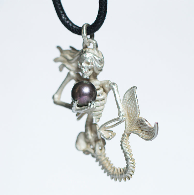 Mermaid Skeleton Necklace - Holy Buyble