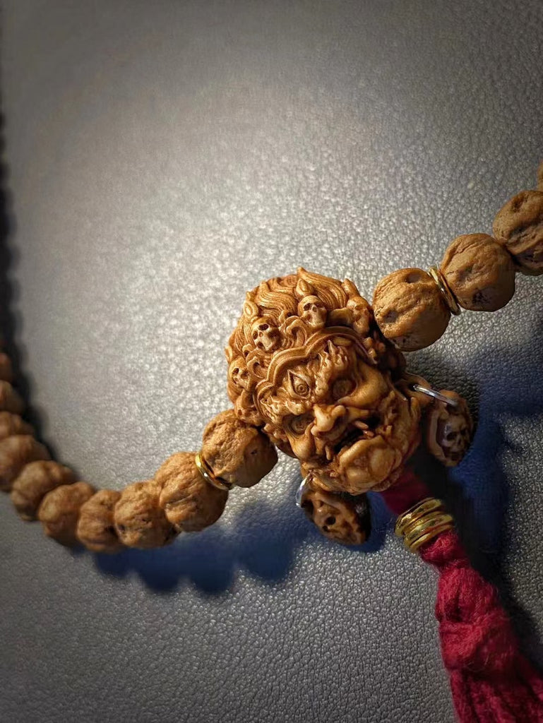 Mahakala Skull Guru Bead Pendant