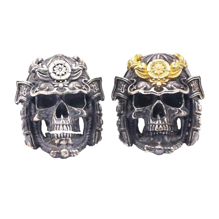 Japanese Samurai Skull Ring - Holy Buyble