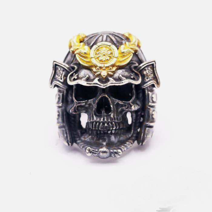 Japanese Samurai Skull Ring - Holy Buyble