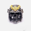 Japanese Samurai Skull Ring - Holy Buyble