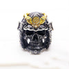 Japanese Samurai Skull Ring - Holy Buyble