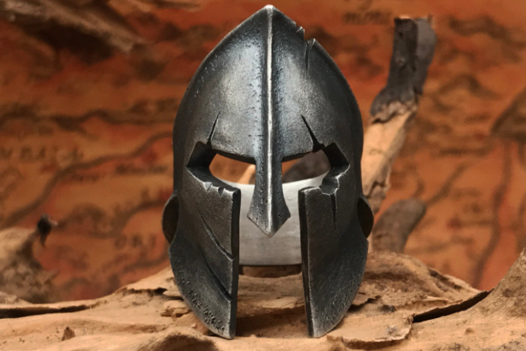 mor Daddy forhold Heavy Metal Spartacus Mask Ring – Holy Buyble